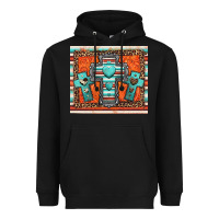 Black turquoise gemstone crosses Heavyweight Hoodie - Jasminsmagicworld