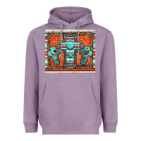 Lavender turquoise gemstone crosses Heavyweight Hoodie - Jasminsmagicworld