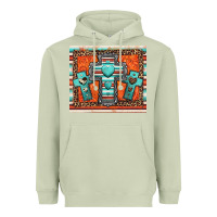 Matcha turquoise gemstone crosses Heavyweight Hoodie - Jasminsmagicworld