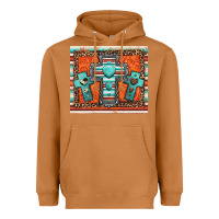 Meerkat turquoise gemstone crosses Heavyweight Hoodie - Jasminsmagicworld