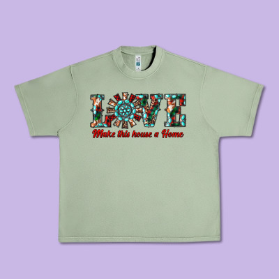 Love Make This House A Home Urban Heavy Tee Designed By Ranaportraitstore