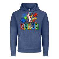 Vintage Denim baseball support squad autism Vintage Hoodie - Zillion Design Studio