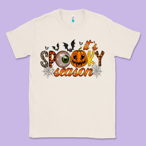 Spooky Season Classic Tee Designed By Racoondesign