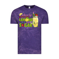 Cloud Purple when life gives you lemons add sugar tbw Vintage Tee - texasbilliewilder