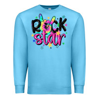 Ocean Blue rock star Premium Sweatshirt - MaliasSmallBusiness