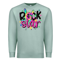 Seafoam rock star Premium Sweatshirt - MaliasSmallBusiness