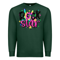 Sports Green rock star Premium Sweatshirt - MaliasSmallBusiness