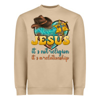 Jesus It S Not Religion It S A Relationship Heavyweight Sweatshirt | Teevron