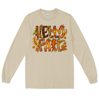 Mushroom hello fall Long Sleeve Tee - RacoonDesign