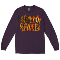Plum hello fall Long Sleeve Tee - RacoonDesign