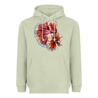 Matcha Betta Fish Heavyweight Hoodie - LillyAllenDesigns