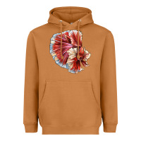 Meerkat Betta Fish Heavyweight Hoodie - LillyAllenDesigns