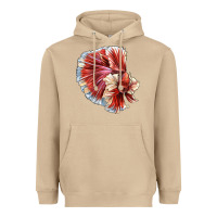 Mushroom Betta Fish Heavyweight Hoodie - LillyAllenDesigns