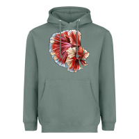 Sage Betta Fish Heavyweight Hoodie - LillyAllenDesigns