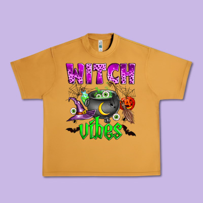 Witch Vibes Urban Heavy Tee Designed By Zillion Design Studio