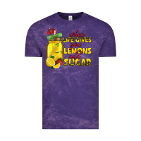 Cloud Purple when life gives you lemons add sugar Vintage Tee - texasbilliewilder