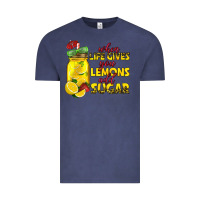 Vintage Denim when life gives you lemons add sugar Vintage Tee - texasbilliewilder