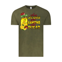 Vintage Olive when life gives you lemons add sugar Vintage Tee - texasbilliewilder