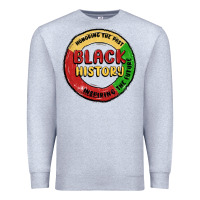 Heather Grey honoring the past inspiring future Premium Sweatshirt - MaliasSmallBusiness