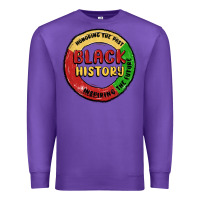 Purple honoring the past inspiring future Premium Sweatshirt - MaliasSmallBusiness