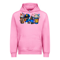 Fuchsia Pink police coffee Urban Hoodie - Jasminsmagicworld