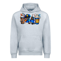 Heather Grey police coffee Urban Hoodie - Jasminsmagicworld