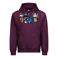 Mauve Wine police coffee Urban Hoodie - Jasminsmagicworld