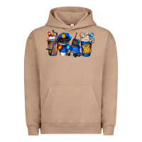 Pigment Burro police coffee Urban Hoodie - Jasminsmagicworld