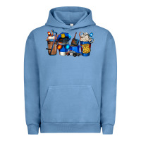 Pigment Pebble Blue police coffee Urban Hoodie - Jasminsmagicworld