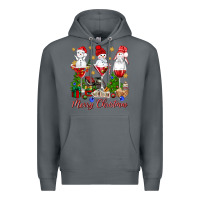 Merry Christmas Wine And Cocktails Premium Hoodie | Teevron