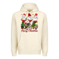 Sandshell Merry Christmas wine and cocktails Premium Hoodie - NancyCooperArtShop
