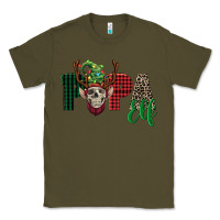 Army Green papa elf skull Classic Tee - FaDigitalArtStudio