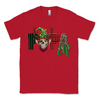 Red papa elf skull Classic Tee - FaDigitalArtStudio