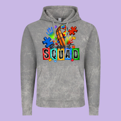 Basketball Support Squad Autism Vintage Hoodie Designed By Zillion Design Studio