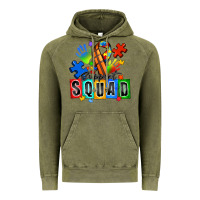 Vintage Olive basketball support squad autism Vintage Hoodie - Zillion Design Studio