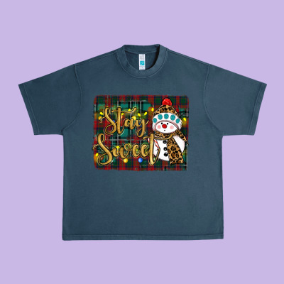 Christmas Stay Sweet Urban Heavy Tee Designed By Ranaportraitstore