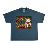 Midnight Navy christmas stay sweet Urban Heavy Tee - RanaPortraitStore