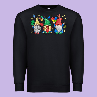 Autism Gnome Premium Sweatshirt Designed By Maliassmallbusiness