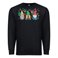 Black autism gnome Premium Sweatshirt - MaliasSmallBusiness