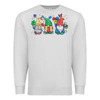Dove Grey autism gnome Premium Sweatshirt - MaliasSmallBusiness