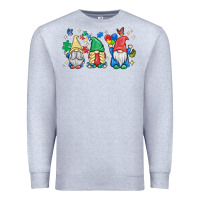 Heather Grey autism gnome Premium Sweatshirt - MaliasSmallBusiness