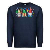 Navy autism gnome Premium Sweatshirt - MaliasSmallBusiness