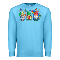 Ocean Blue autism gnome Premium Sweatshirt - MaliasSmallBusiness