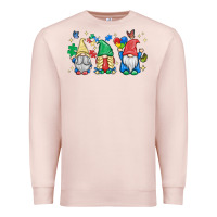 Pale Pink autism gnome Premium Sweatshirt - MaliasSmallBusiness