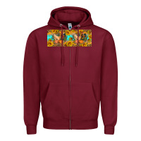 Burgundy Fall coop animals pumpkin 11 oz mug Zipper Hoodie - Artiststas
