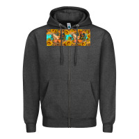 Charcoal Heather Fall coop animals pumpkin 11 oz mug Zipper Hoodie - Artiststas