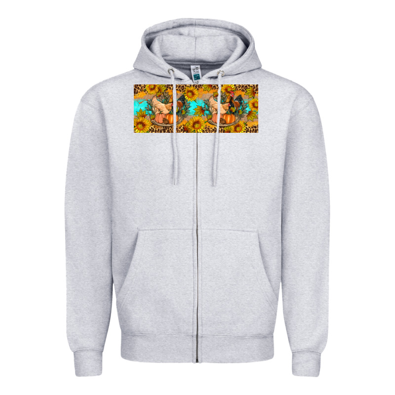 Fall Coop Animals Pumpkin 11 Oz Mug Zipper Hoodie by Artiststas | Teevron