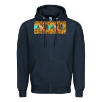 Navy Fall coop animals pumpkin 11 oz mug Zipper Hoodie - Artiststas
