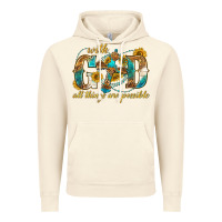 Vintage Artic with god all things are possible with cross Vintage Hoodie - texasbilliewilder