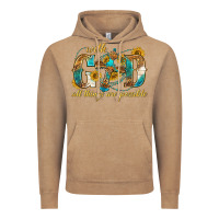 Vintage Coffee with god all things are possible with cross Vintage Hoodie - texasbilliewilder